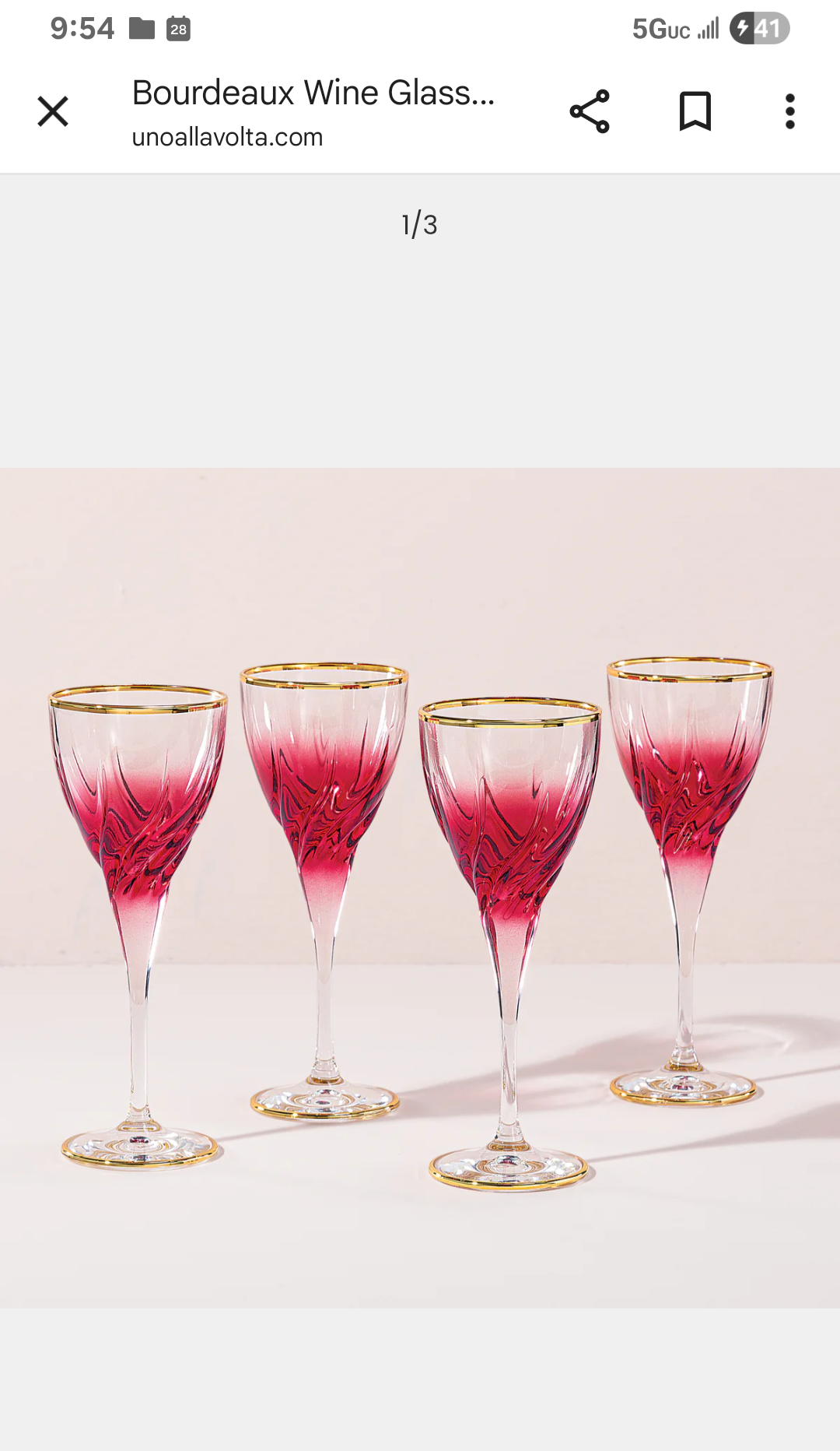 Bordeaux wine glasses